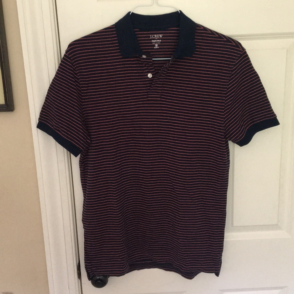 J. Crew striped polo (great condition)